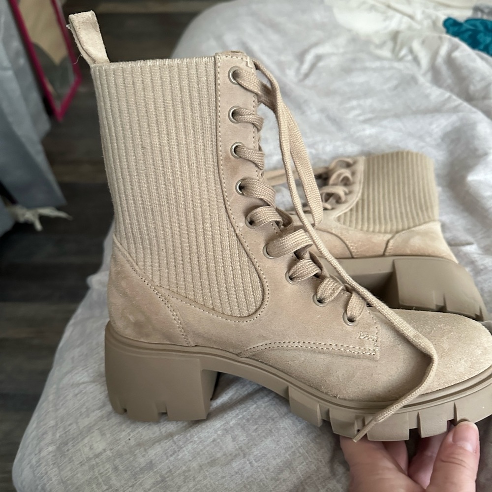 New Steve Madden combat boots
